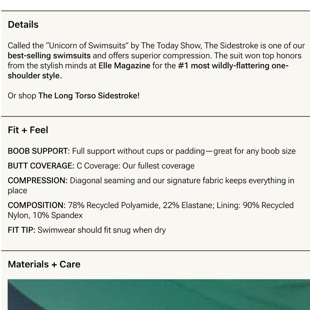 Summersalt Side Stroke One Shoulder Swimsuit - Picture 7 of 9